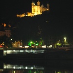 The Basilique at night.