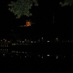 The Basilique in the distance behind the Saone River