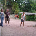 Petanque - go team Kiwi (and Tim)!
