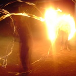 The French put on a fire show.