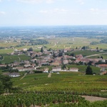 Fleurie from above.