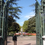 Gate entrance to the Jardin
