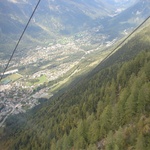 On the way back down