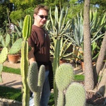 Tom in a prickly situation.