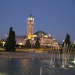 Limoges Railway Station at night