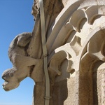 Gargoyles guarding the entrance and exit. ekkk