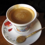 First good cup of coffee in France