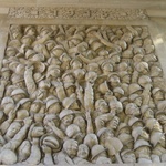 A WWl Memorial sculpture in Grand Rond