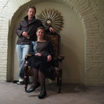 Hotel de France, random chair which was a photo opportunity waiting to happen