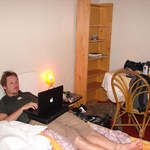 Tom, leeching internet from an unsuspecting neighbour