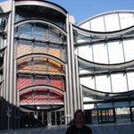 Entrance to the crazy Musee d'Art Moderne et Contemporain