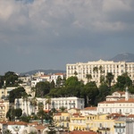A mansion in the distance