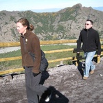 It was a steep and chilly climb