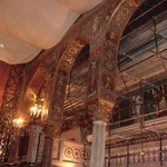 Inside Cappella Paletina - unfortunately under restoration