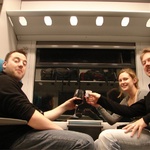 Finally on the train to Catania