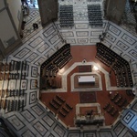 The view from the first level of the dome