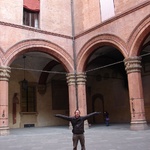 A crazy man in the center of another ...
