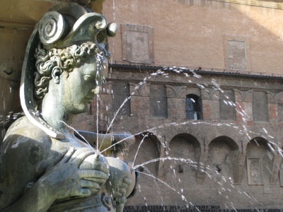 ... including one which had nipple squirting women on each corner.
