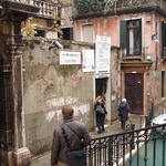 Hostel in a old Mansion on the left