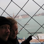 Up the top of the Bell Tower