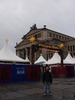 Christmas markets in the square between the two churches