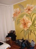 Our funky hostel room
