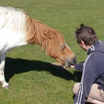 He tried to chomp my hand off!
