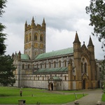 The colours of the 1930's restored Buckfast Abbey were amazing.