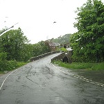 Approaching "Two Bridges" - a village named after, very originally, the two bridges which cross into it