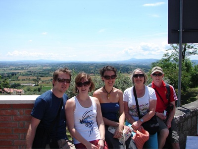 The view from Lucignano