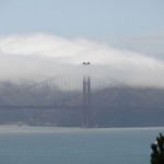 The first spotting of the famous bridge