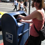Using their nifty post boxes