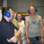 Hanging in the gun range.