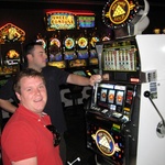 Josh - after pulling his $5000 winning handle!