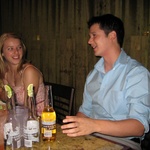 At the "reception" dinner - a scrumptious buffet at the Rio.