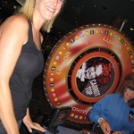 Nicky making the most of the husband gone to bed with some late night gambling.