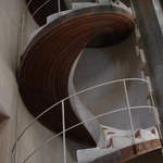 Stairs that look like an orange peel