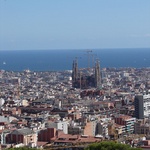 The Sagrada in the background