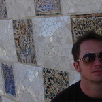 Event the walls were mosaic