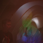 Gaudi waving to Tom