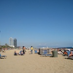 Relaxing at the beach
