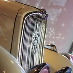 An oldie Peugeot in the show room