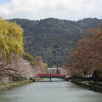 Cute red bridge