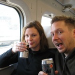 The beer and train!
