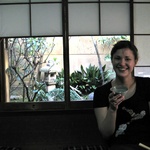Soba noodle and green tea!