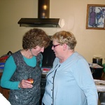 Jan and Dorothy share a laugh
