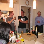 In the Pecks new kitchen!