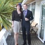 All dressed up - and luckily with somewhere to go!