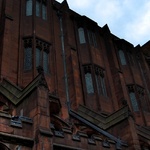 The library was an impressive building - Gothic style