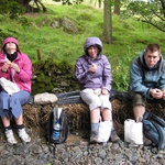 Our first packed lunch begins